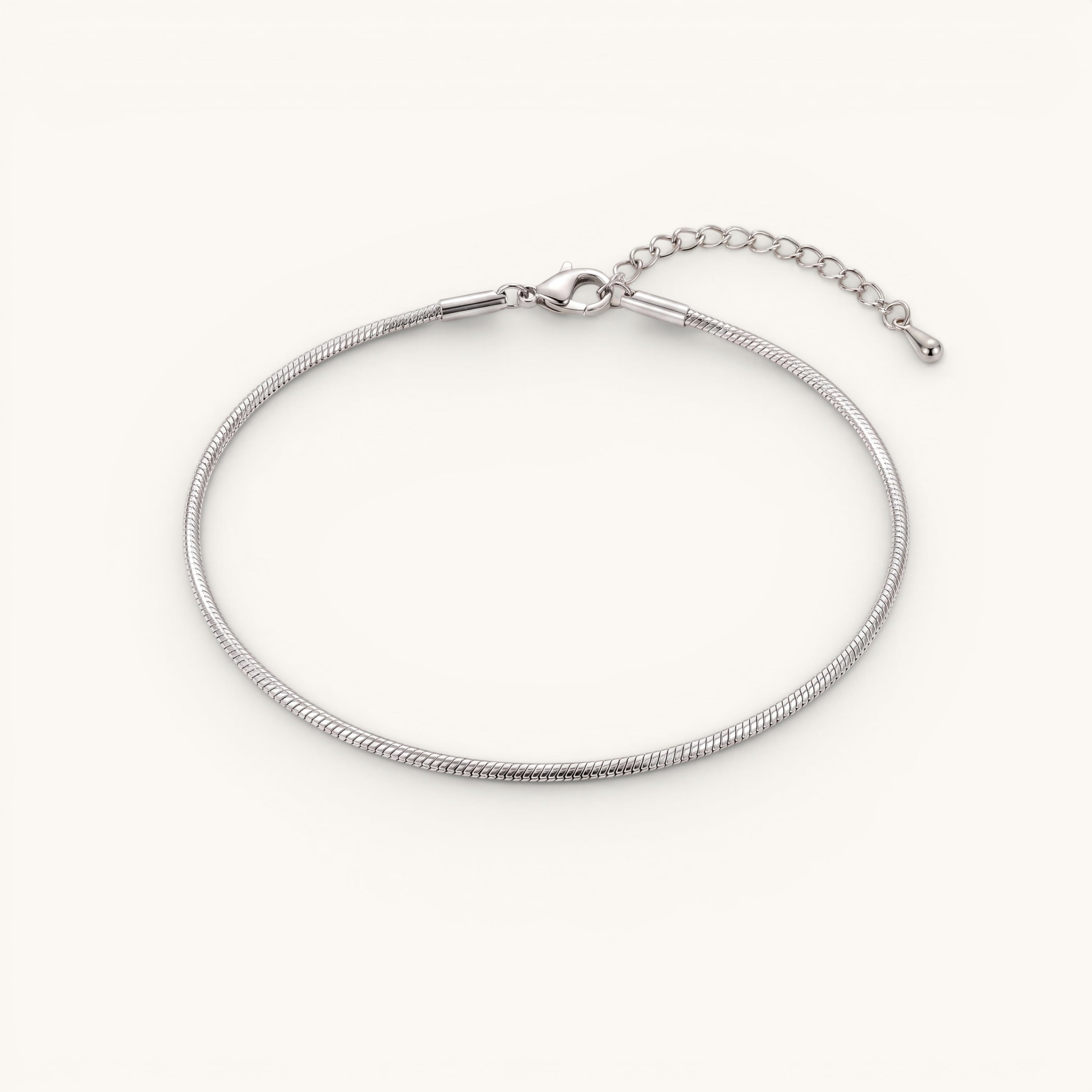 Snake Anklet Silver