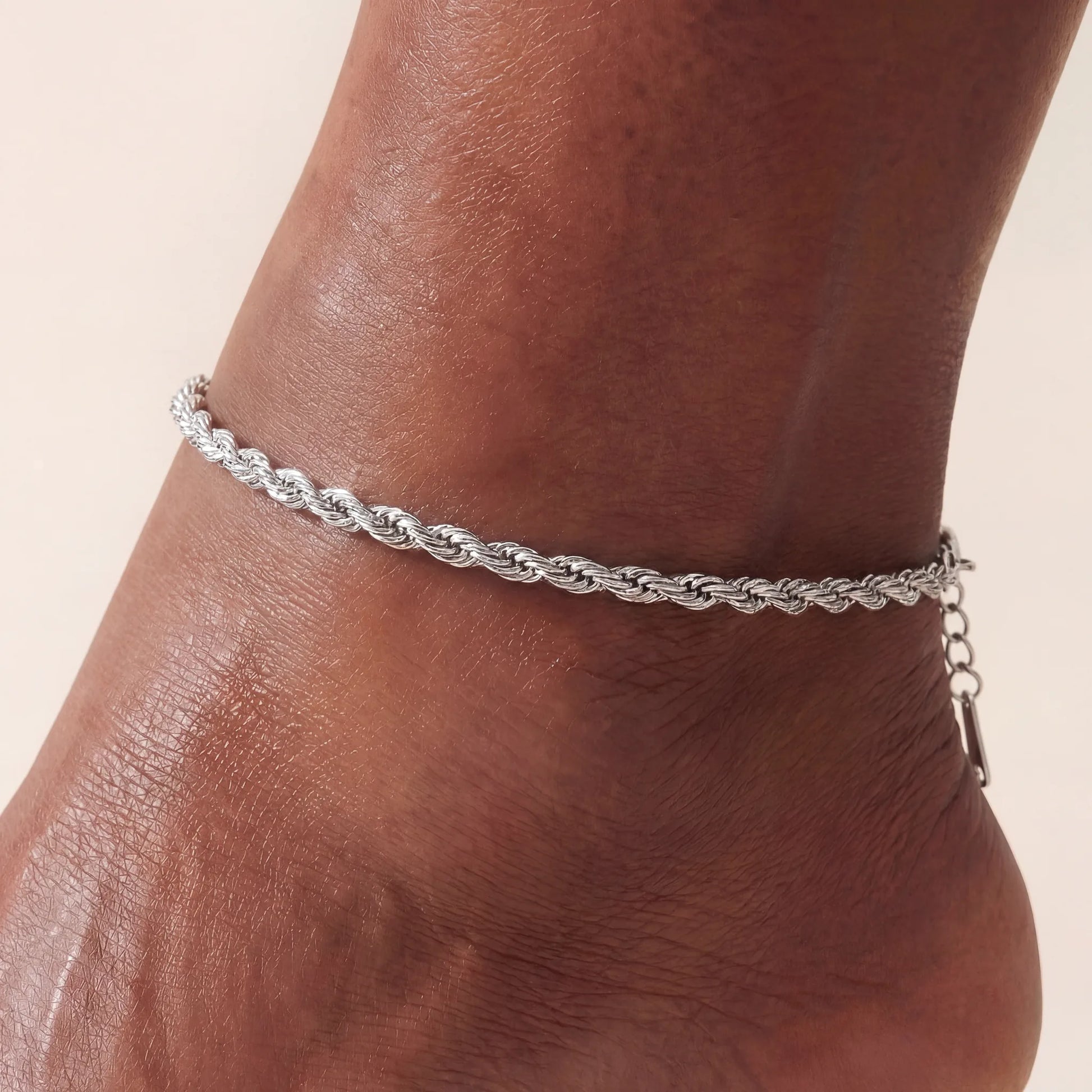 Rome Anklet Silver