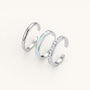 Luxe Toe Ring Set Silver
