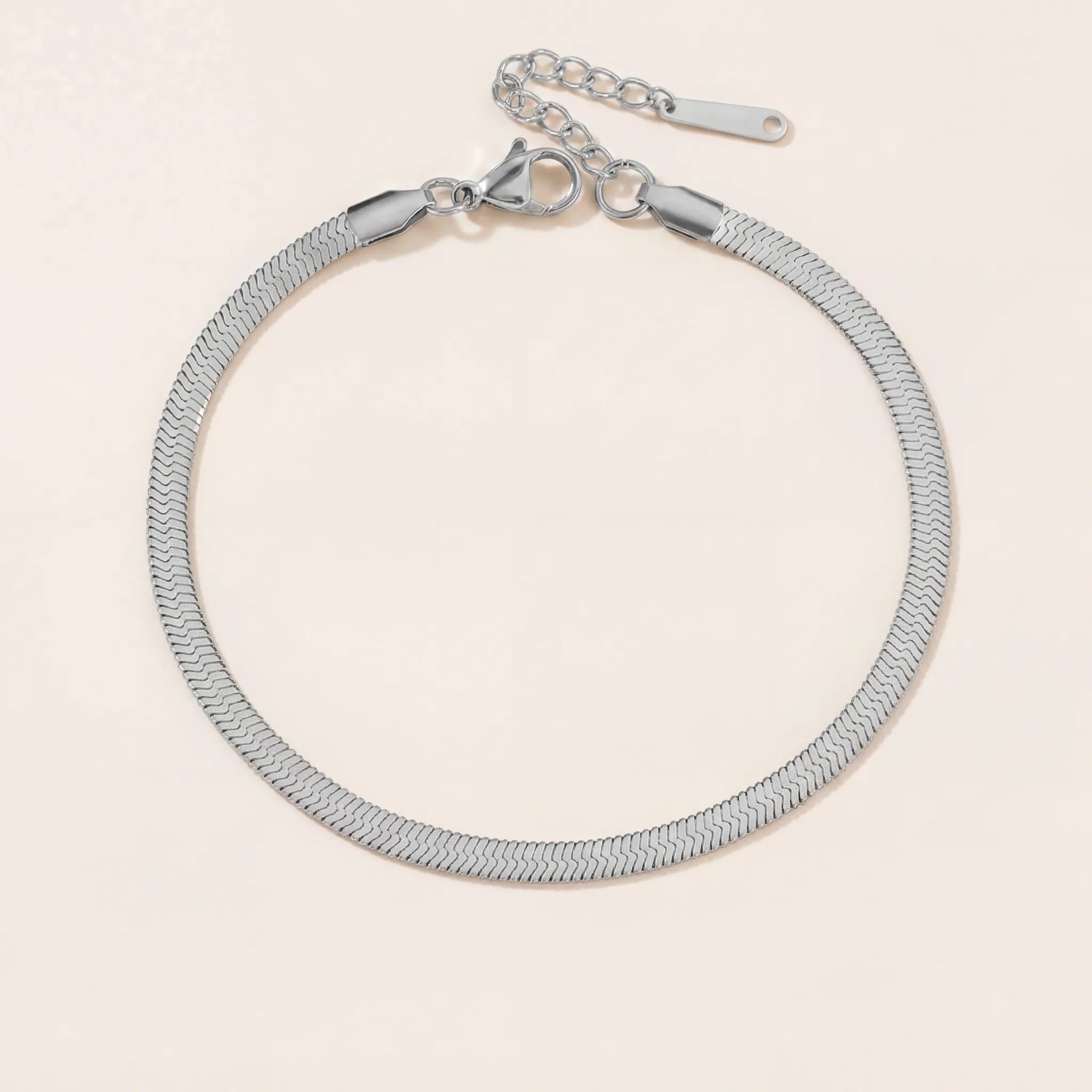 Cobra Anklet Silver