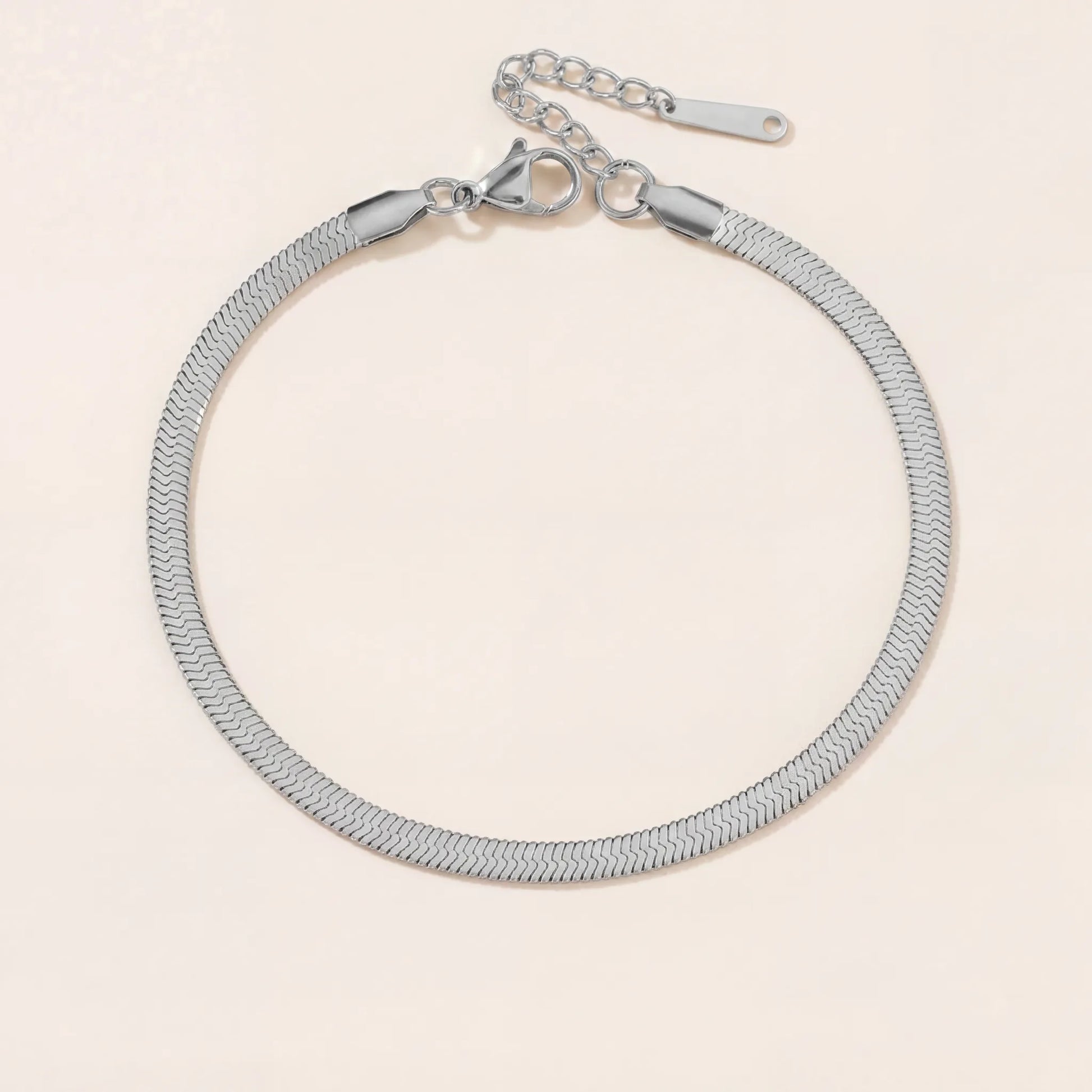 Cobra Anklet Silver
