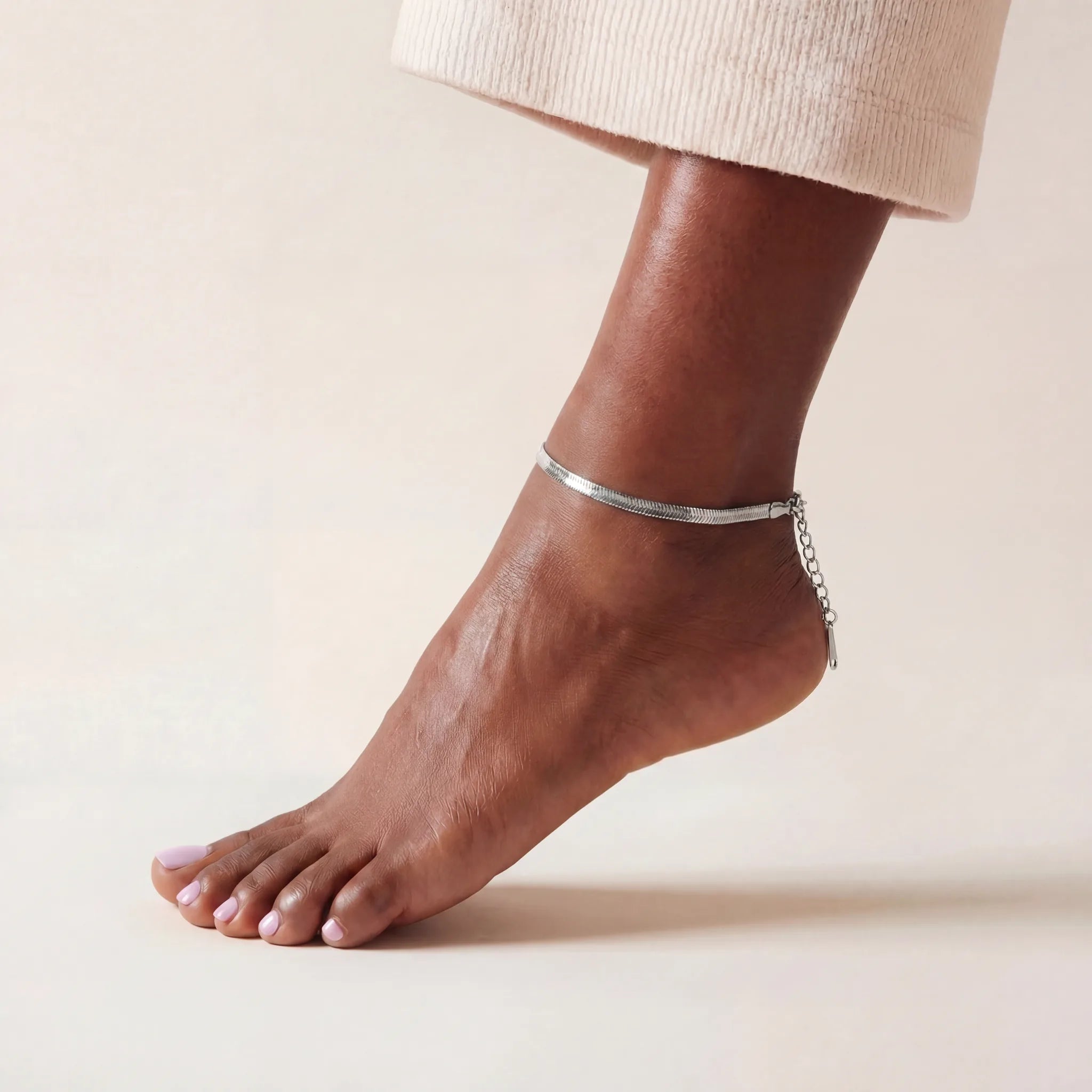 Cobra Anklet Silver