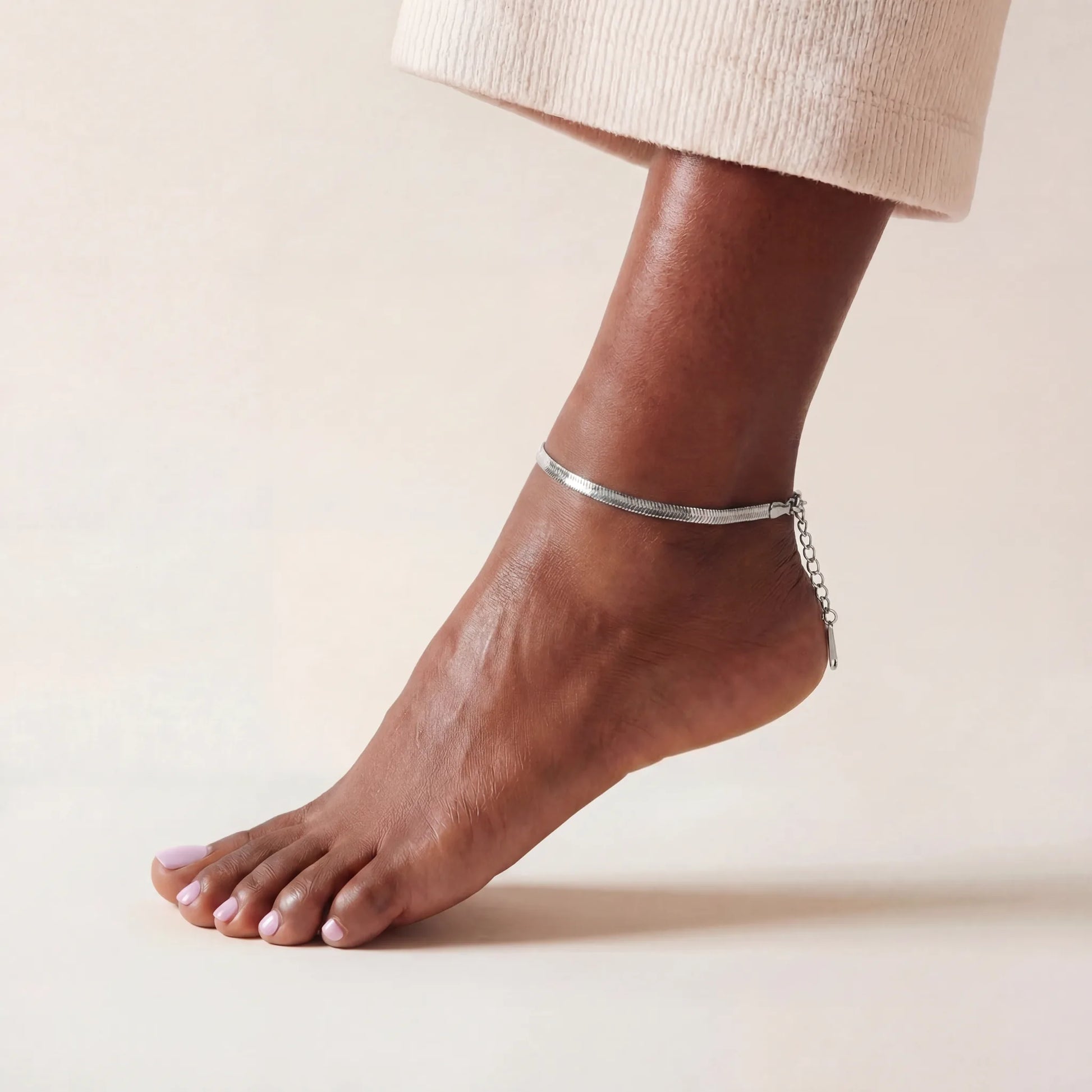 Cobra Anklet Silver