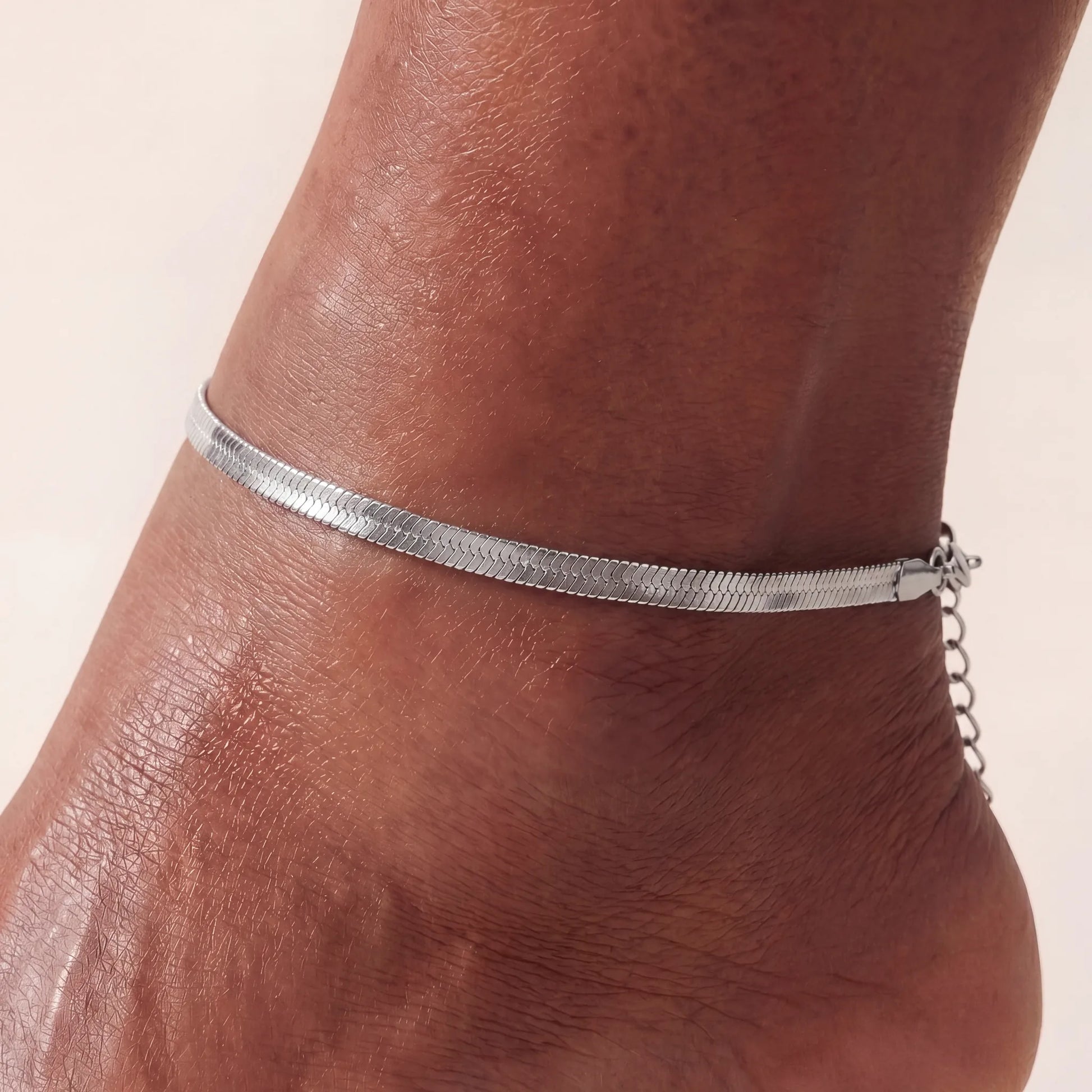 Cobra Anklet Silver