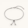 Drop Anklet Silver