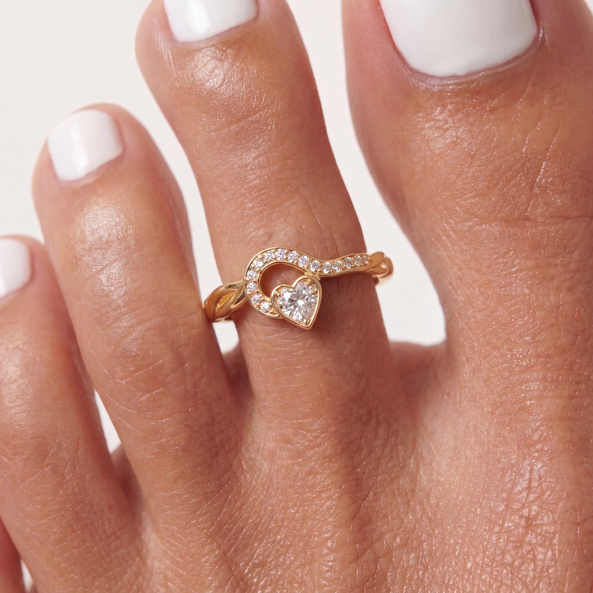 Pear Toe Ring