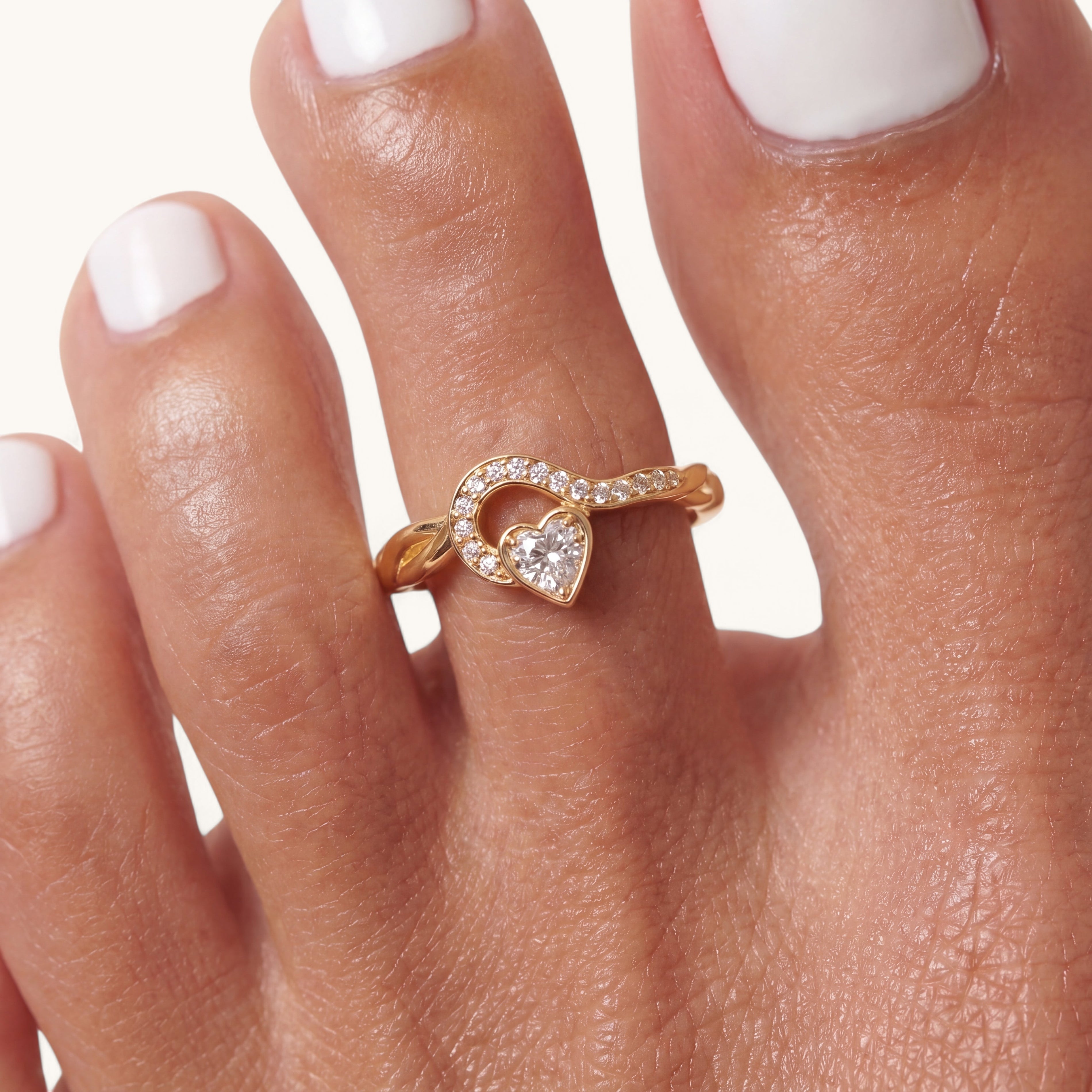 Pear Toe Ring