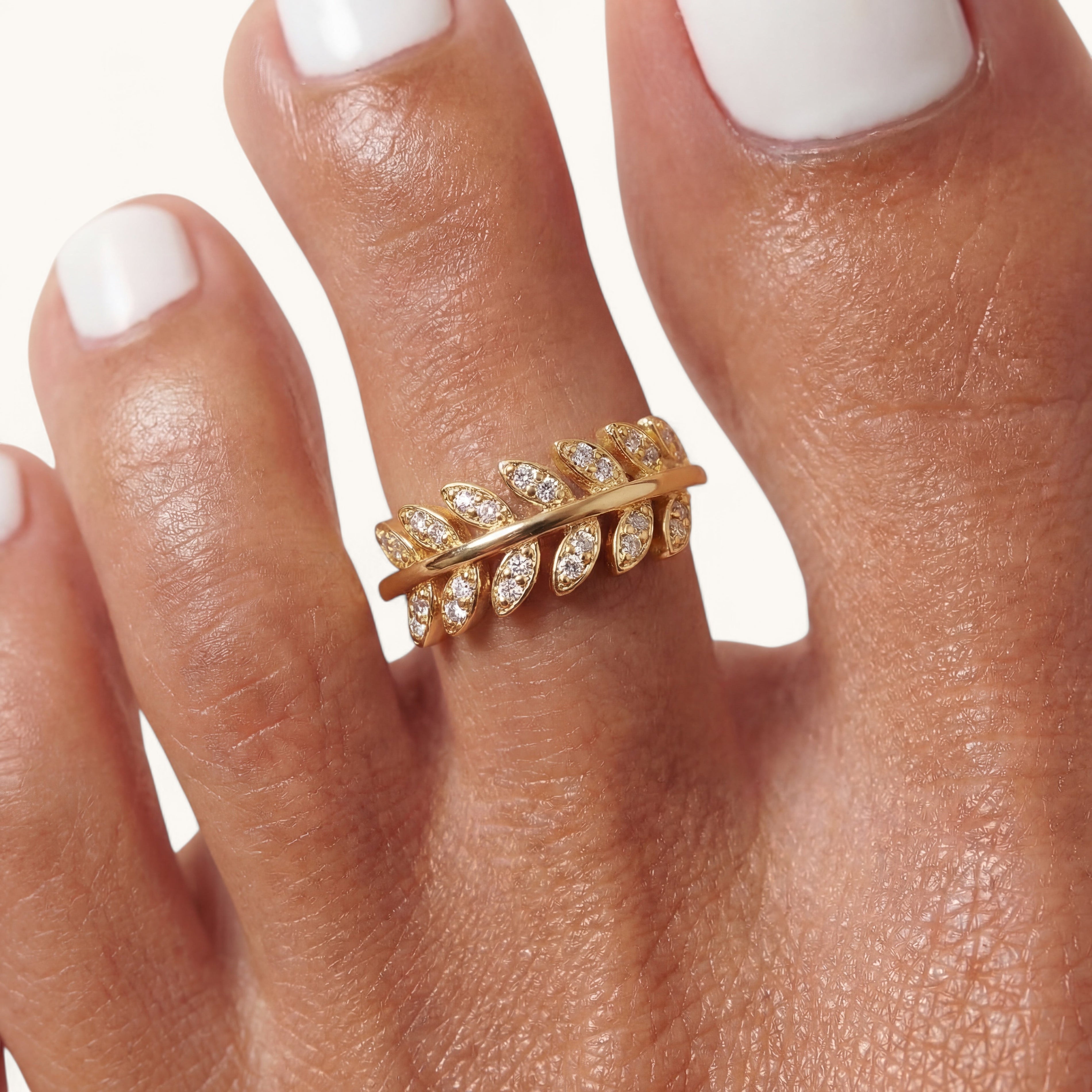 Olive Toe Ring