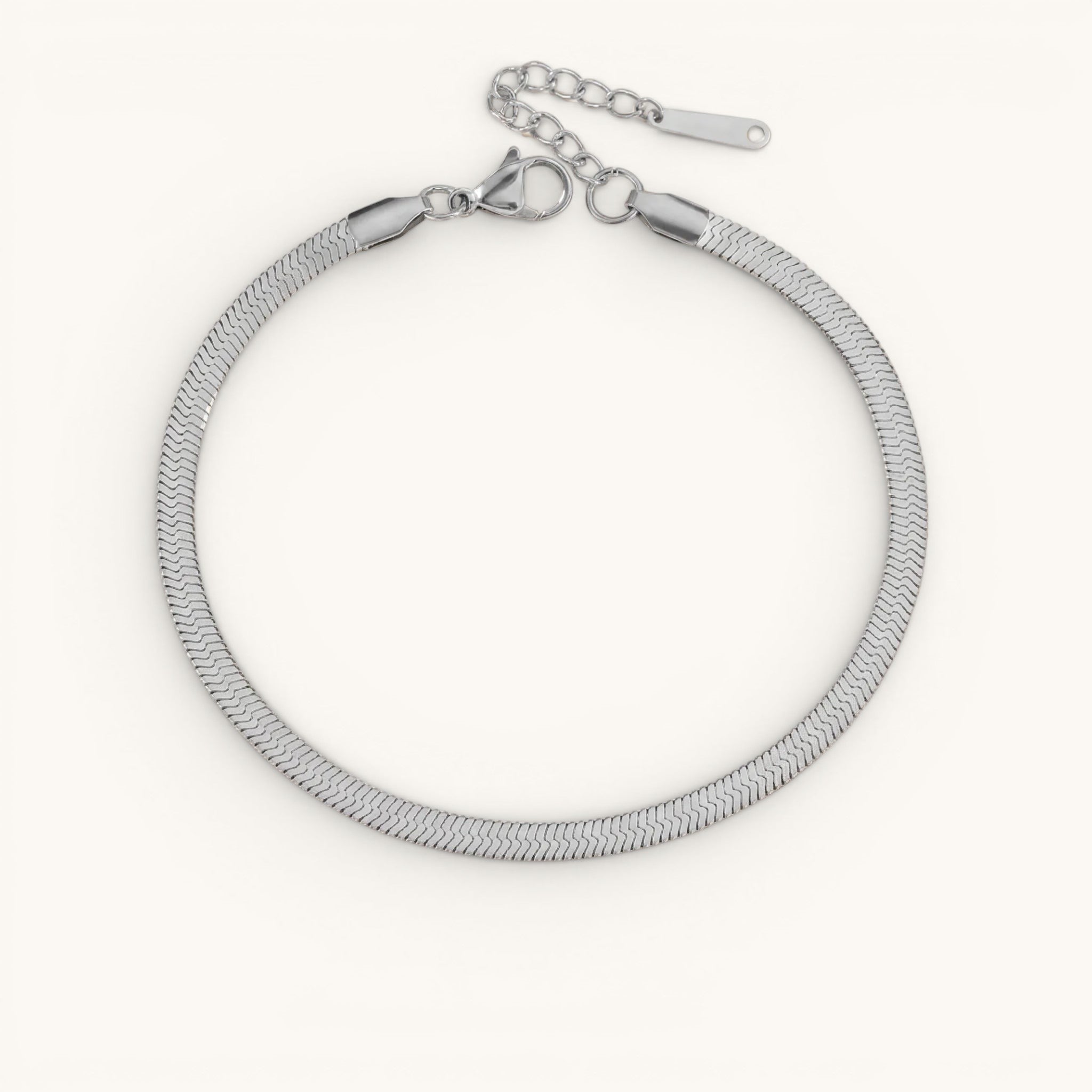Cobra Anklet Silver