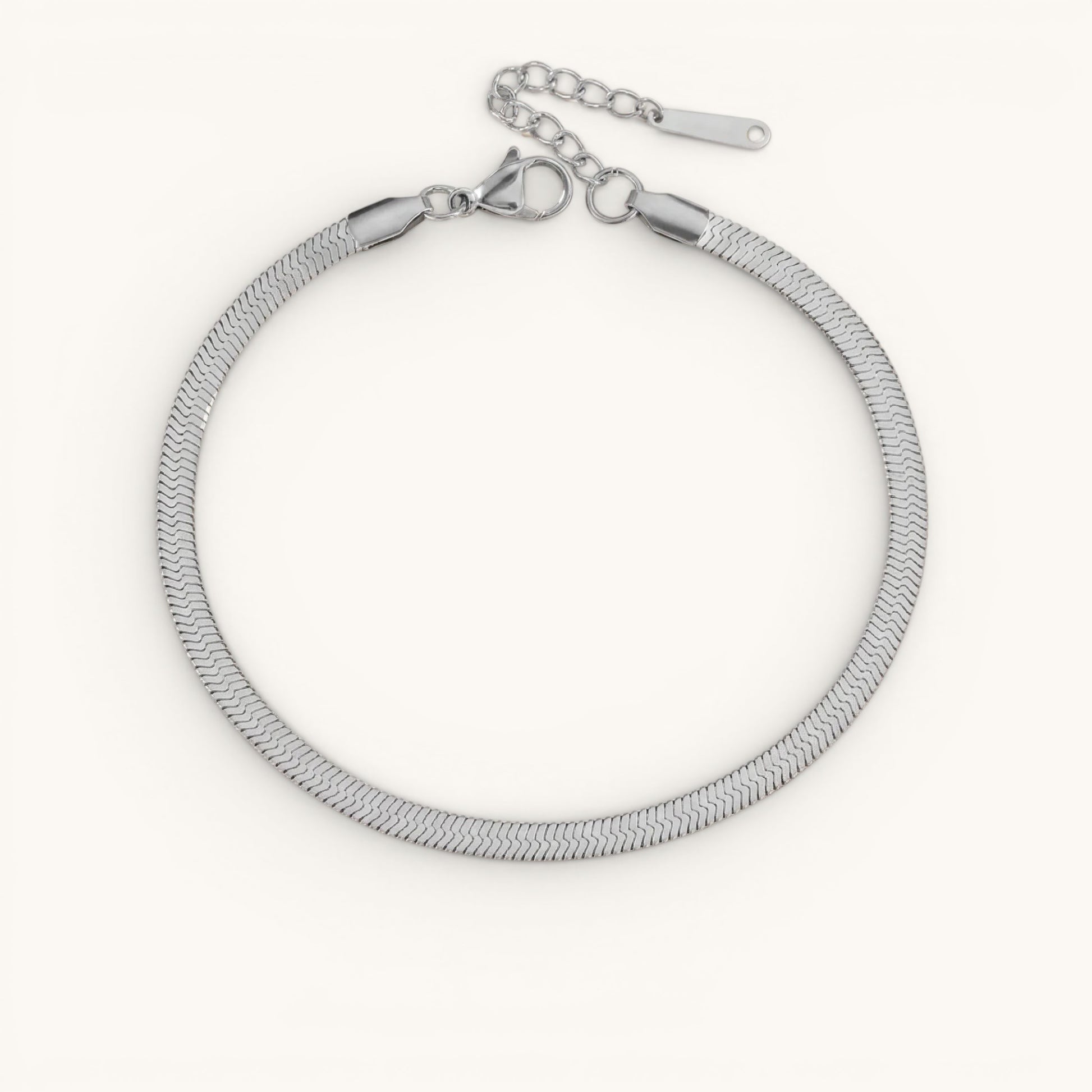 Cobra Anklet Silver
