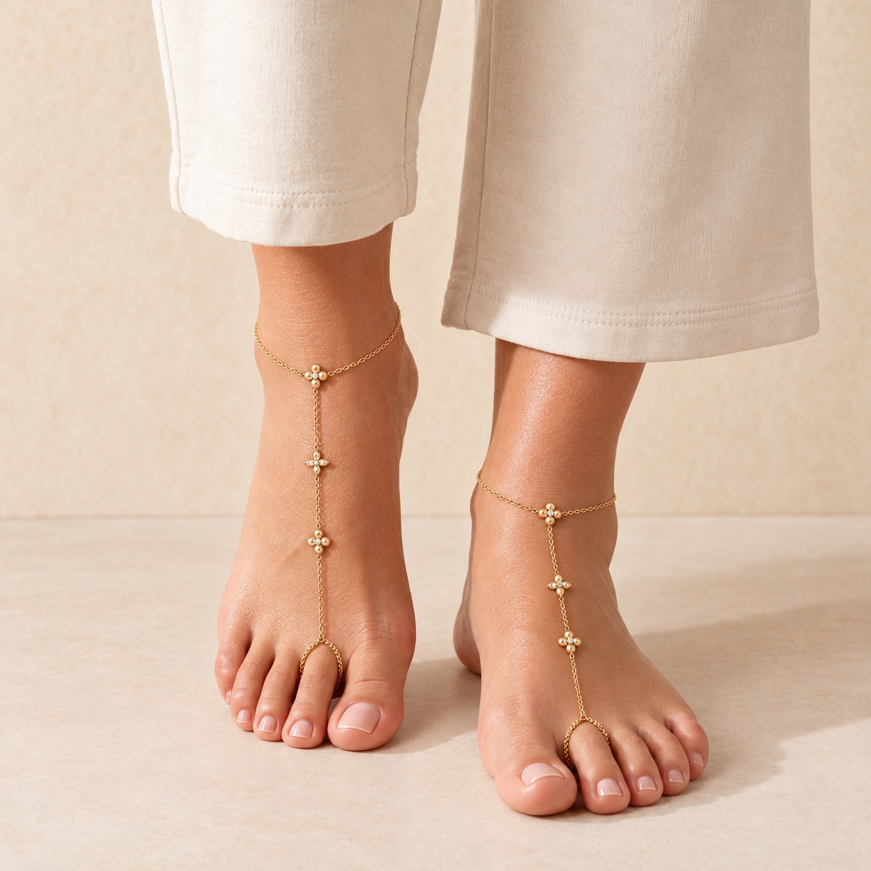 Flora Barefoot Sandal