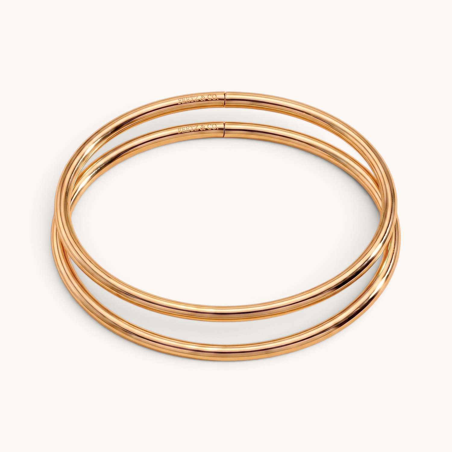Halo Anklet Stack Gold
