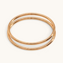 Halo Anklet Stack Gold