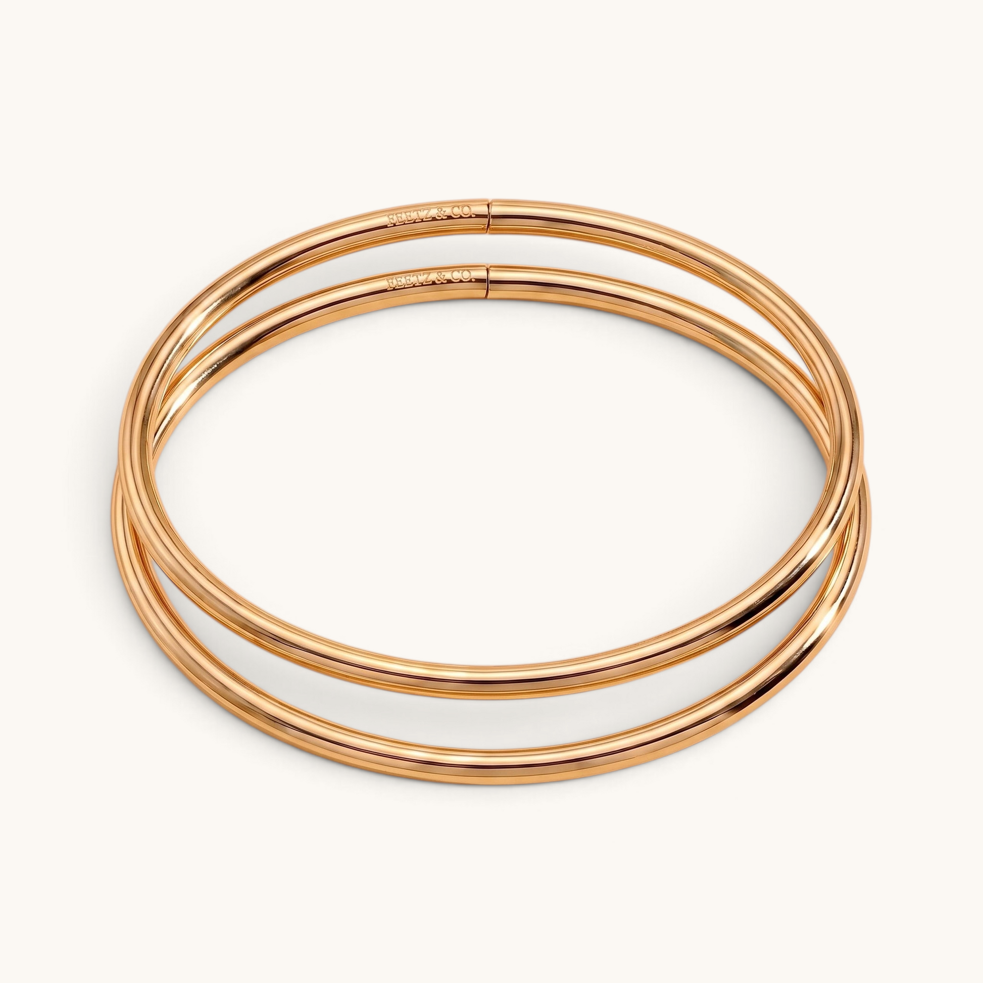 Halo Anklet Stack Gold