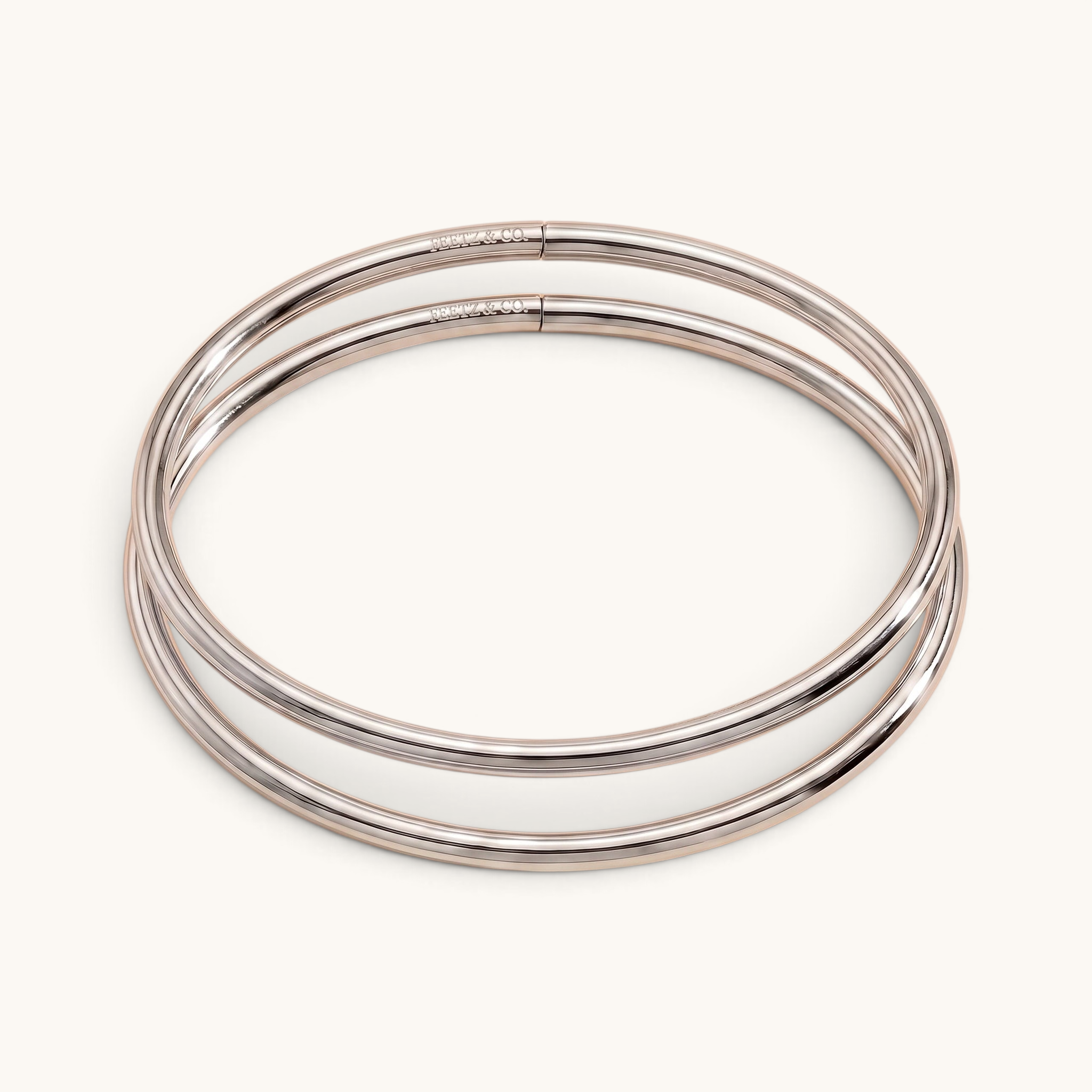 Halo Anklet Stack Silver