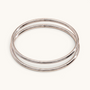 Halo Anklet Stack Silver