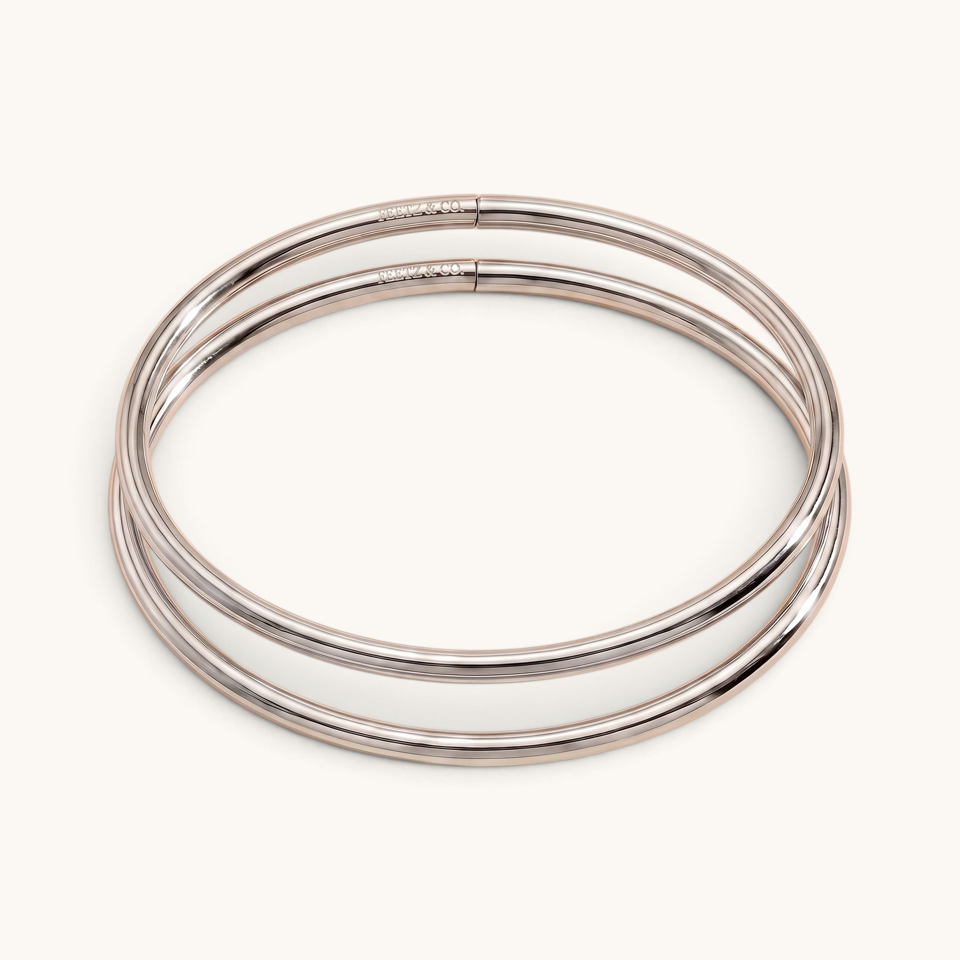 Halo Anklet Stack Silver