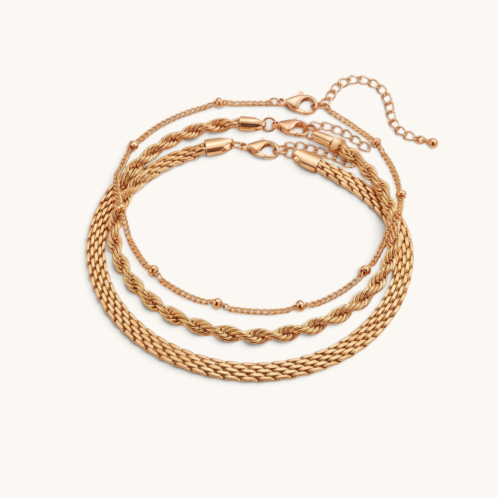 Orna Anklet Stack
