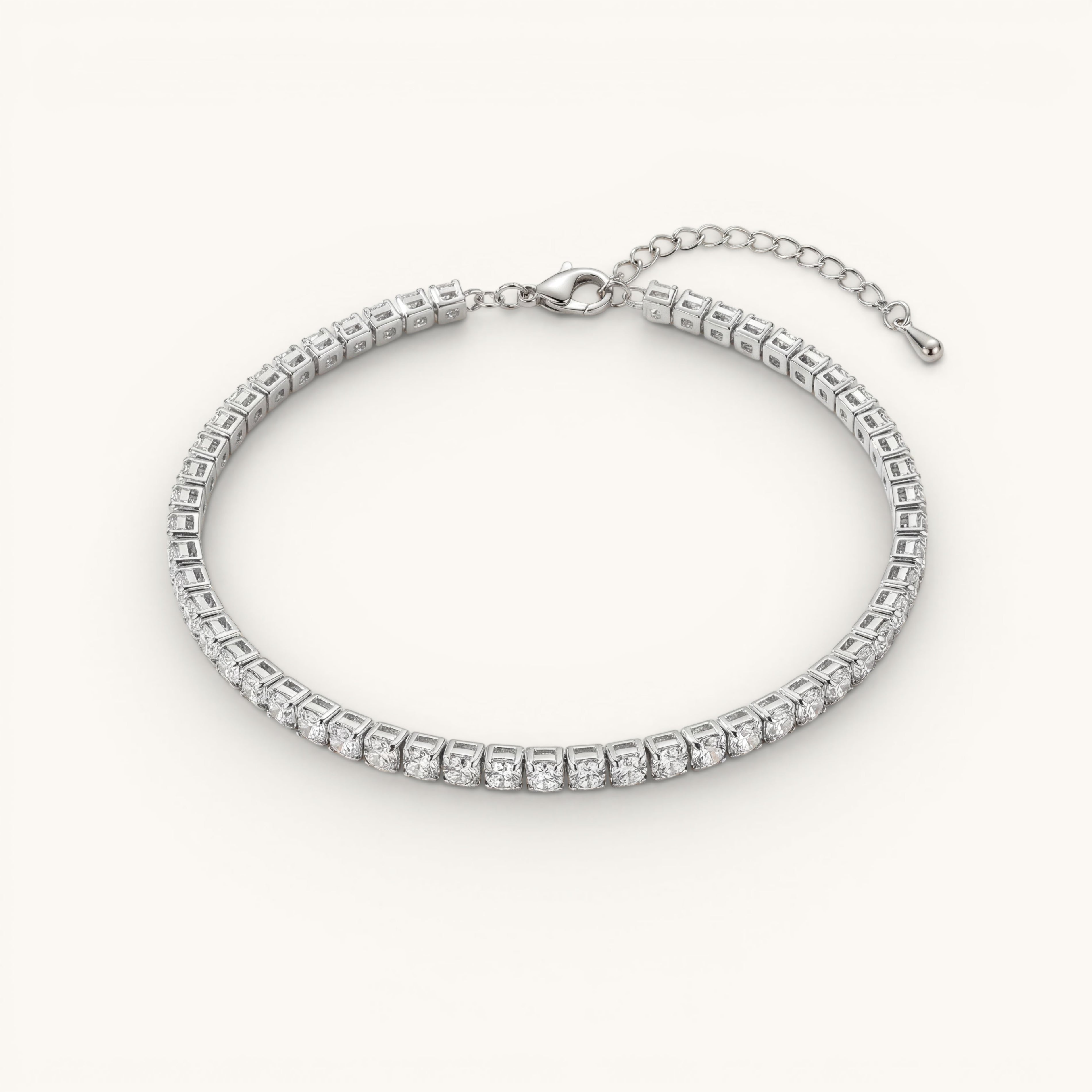 Blanc Anklet Silver
